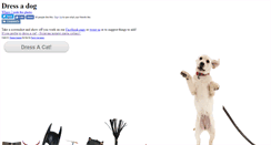 Desktop Screenshot of dress-a-dog.com